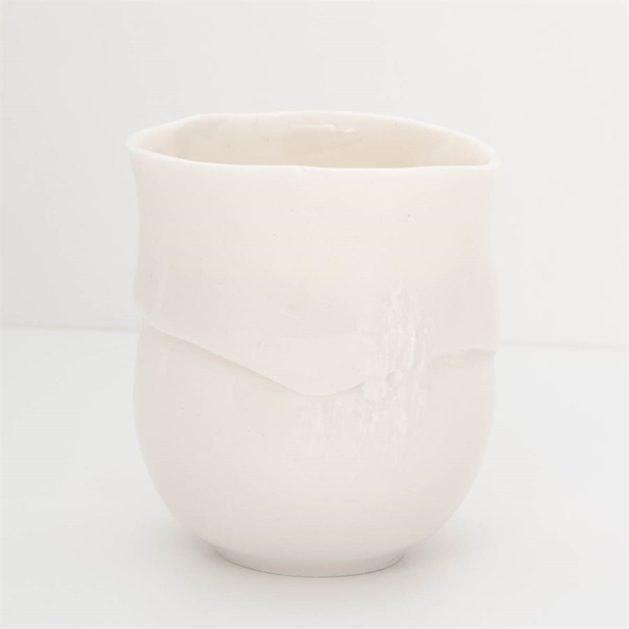 Verre en porcelaine pincée Verre en porcelaine pincée
