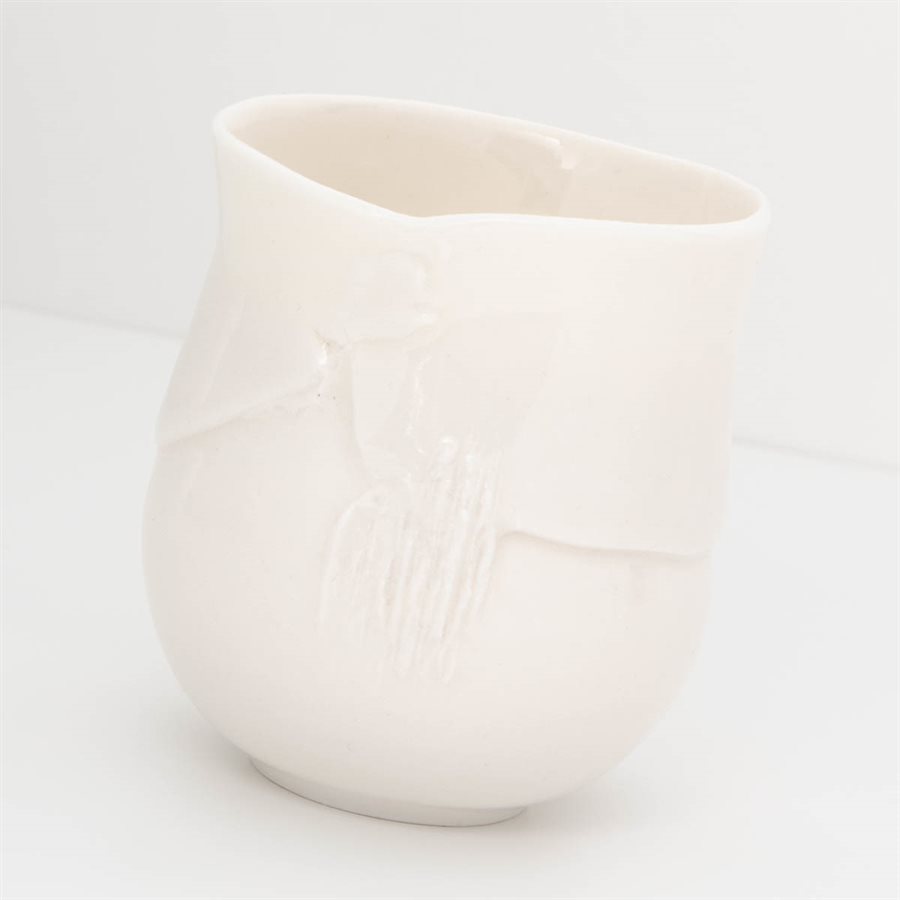 Verre en porcelaine pincée Verre en porcelaine pincée