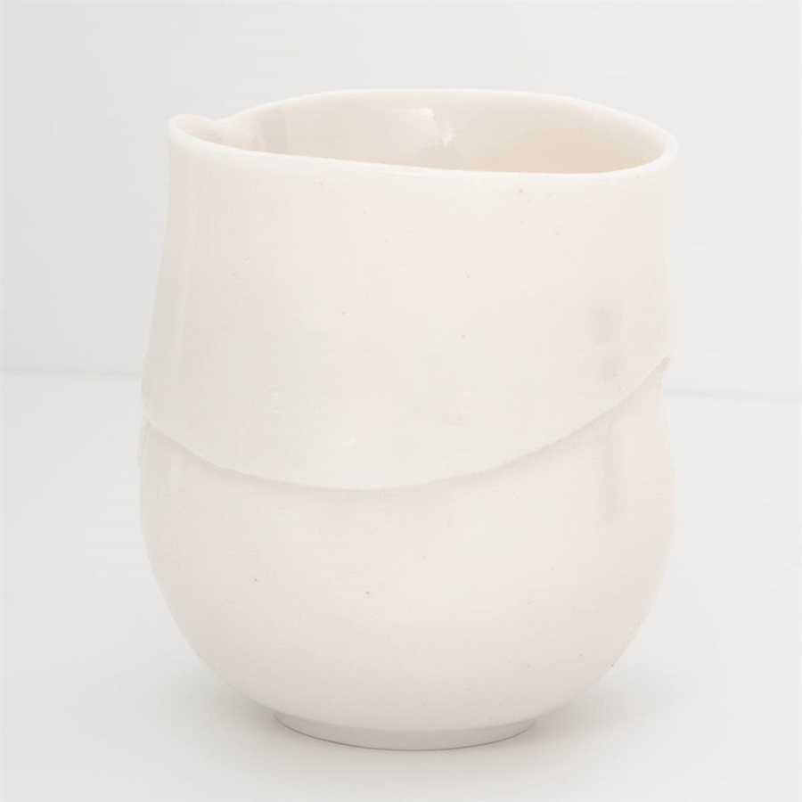 Verre en porcelaine pincée Verre en porcelaine pincée