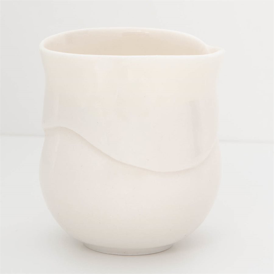 Verre en porcelaine pincée Verre en porcelaine pincée