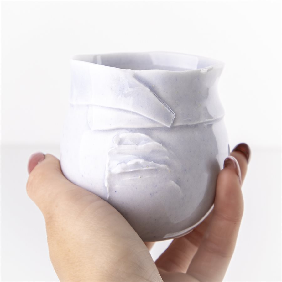 Verre en porcelaine bleuté Verre en porcelaine bleuté