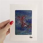 Carte de souhaits feutrée - Poisson 1 Carte de souhaits feutrée - Poisson 1