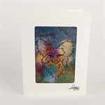 Carte de souhaits feutrée - Chien 1 Carte de souhaits feutrée - Chien 1