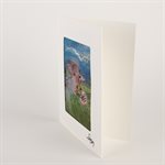 Carte de souhaits feutrée - Vache 1