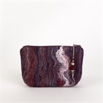 Medium Felted Wool Clutch - Purple