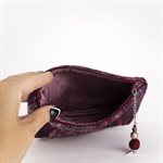 Medium Felted Wool Clutch - Purple