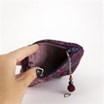 Small Wool Pouch Felted - Mauve 