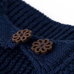 Floral Ornament Headband - Navy - Adult (One Size)