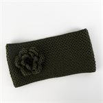 Bandeau ornement floral - Olive - Adulte (taille unique)