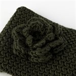 Bandeau ornement floral - Olive - Adulte (taille unique)