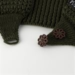 Bandeau ornement floral - Olive - Adulte (taille unique)