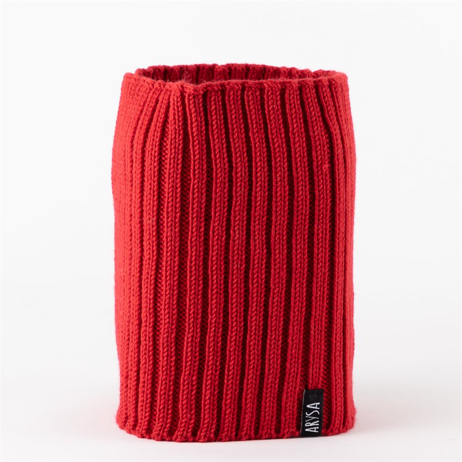 Cache-col mérinos - Canneberge - Adulte (taille unique) Cache-col mérinos - Canneberge - Adulte (taille unique)