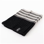Merino Neck Warmer - Black, Nickel and Grey - Adult (One Size) Merino Neck Warmer - Black, Nickel and Grey - Adult (One Size)