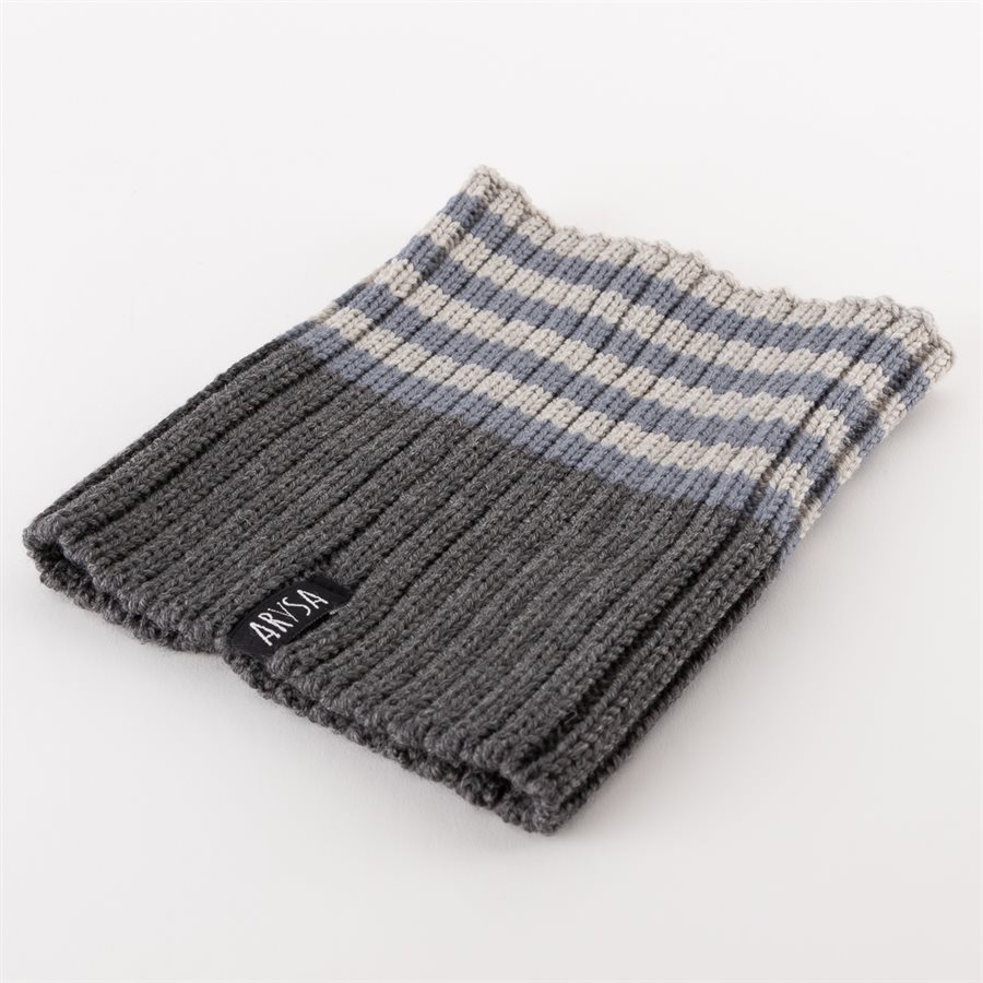 Cache-col mérinos - Argent, gris et nickel - Adulte (taille unique) Cache-col mérinos - Argent, gris et nickel - Adulte (taille unique)