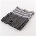 Cache-col mérinos - Argent, gris et nickel - Adulte (taille unique)