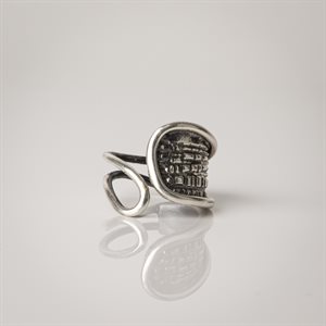 Bague ÉDIFICE ajustable en argent