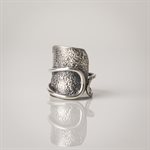 Bague FUSION ajustable en argent