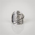 SEA URCHIN ajustable silver ring