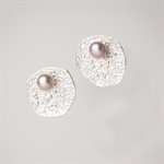 Boucle d'oreille MINI-FLORA 3 en 1 - Argent et perle rose Boucle d'oreille MINI-FLORA 3 en 1 - Argent et perle rose
