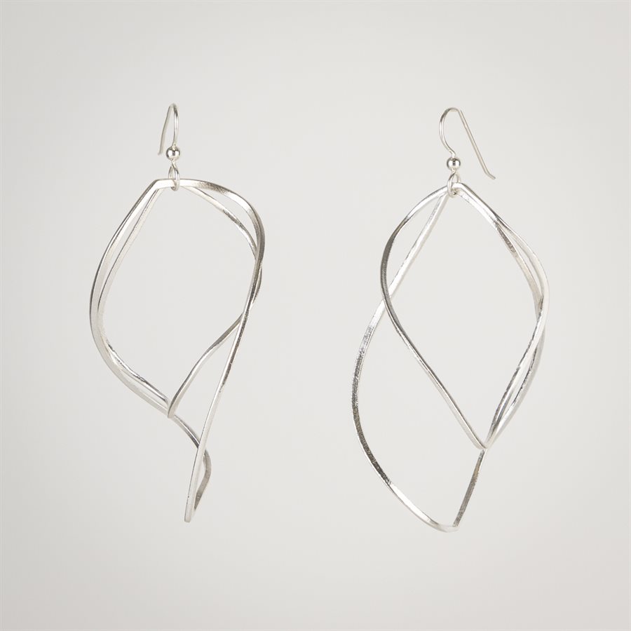 Boucle d'oreille GOTITAS-DOUBLE - Argent poli Boucle d'oreille GOTITAS-DOUBLE - Argent poli