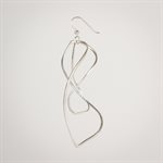 Boucle d'oreille GOTITAS-DOUBLE - Argent poli