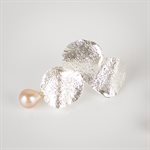 Boucle d'oreille ITIA - Argent et perle rose