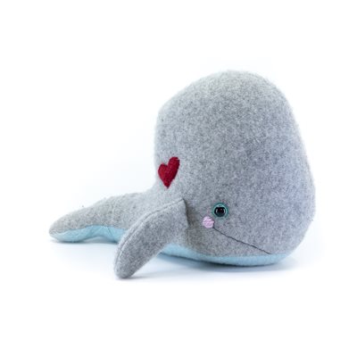 Wool doggie, Grey whale model Wool doggie, Grey whale model