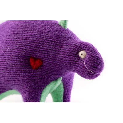 Toutou en laine, modèle Dino Toutou en laine, modèle Dino