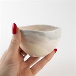 Sfumato tea bowl Blue and pink