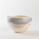 Sfumato tea bowl Blue and pink