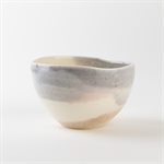 Sfumato tea bowl Blue and sepia