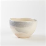 Sfumato tea bowl Blue and sepia