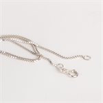 Pendentif en argent orné d'or, modèle fleur