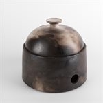 Small Smoky Ceramic Garlic Pot 3
