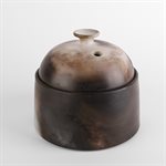 Small Smoky Ceramic Garlic Pot 3