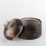 Small Smoky Ceramic Garlic Pot 3