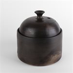 Small Smoky Ceramic Garlic Pot 4