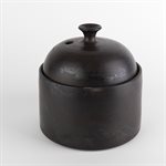 Small Smoky Ceramic Garlic Pot 4