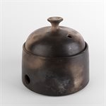Small Smoky Ceramic Garlic Pot 5