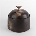 Small Smoky Ceramic Garlic Pot 5