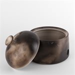 Small Smoky Ceramic Garlic Pot 5