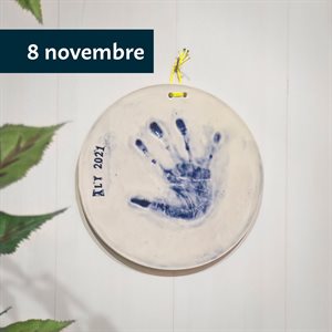 Atelier - Mon empreinte en cadeau 12h30 à 13h00