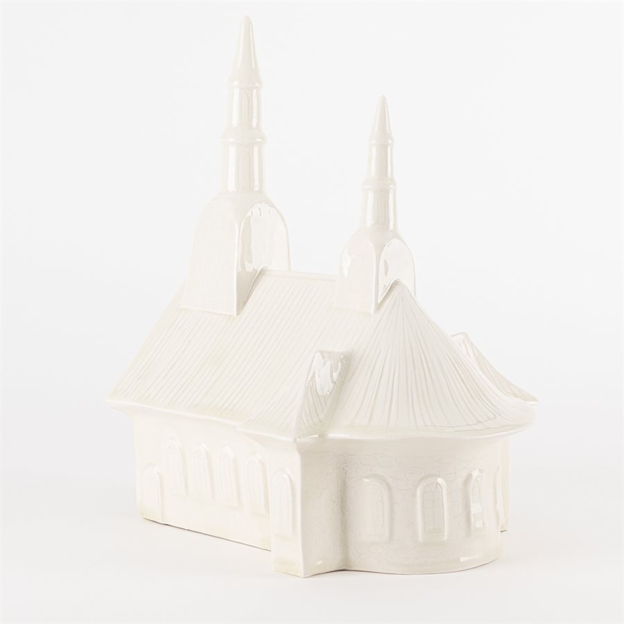 Église de Saint-Jean-Port-Joli miniature en céramique Église de Saint-Jean-Port-Joli miniature en céramique