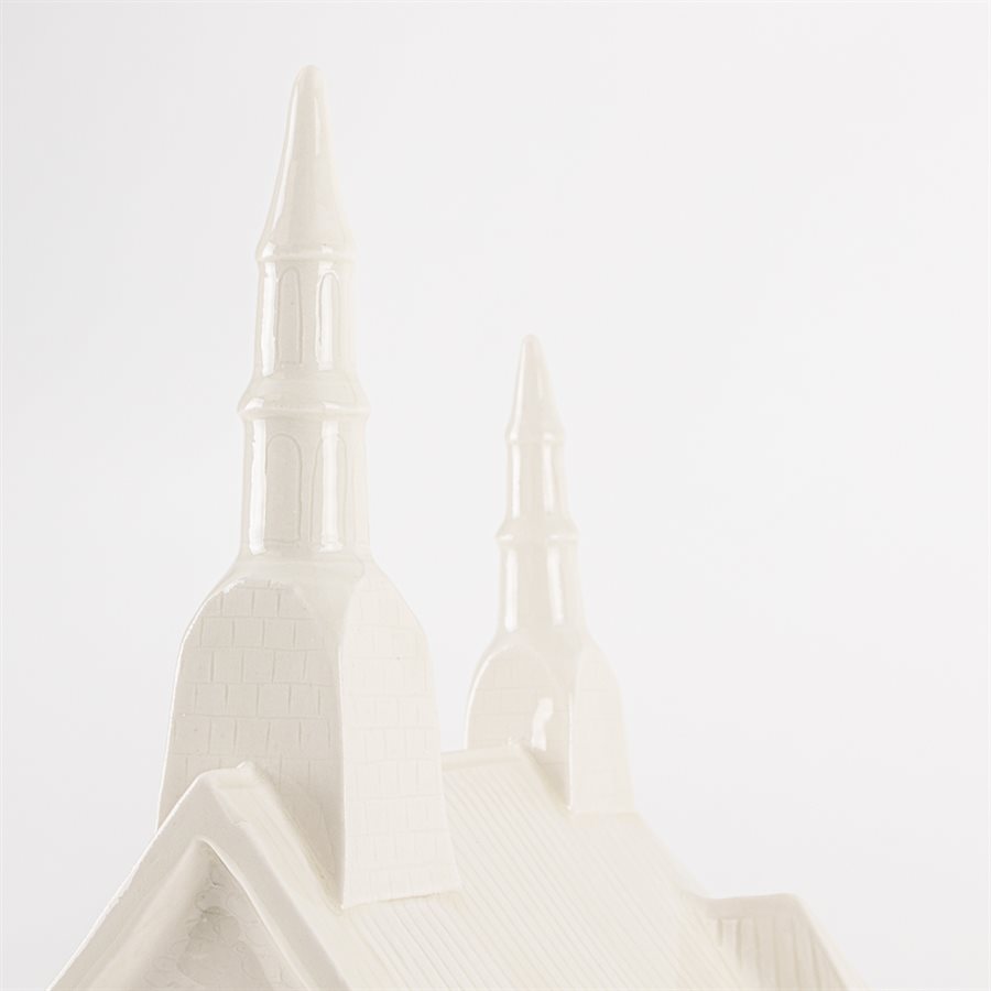 Église de Saint-Jean-Port-Joli miniature en céramique Église de Saint-Jean-Port-Joli miniature en céramique