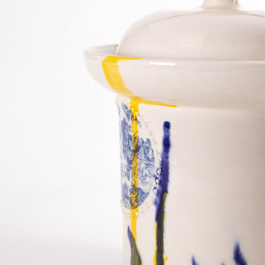 Pot à lactofermentation, collection rococo, modèle 1 Pot à lactofermentation, collection rococo, modèle 1
