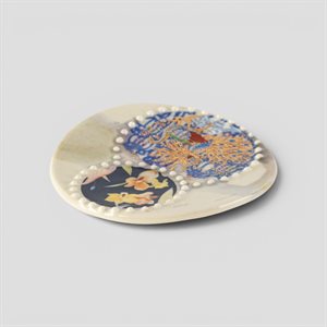 Small plate for tea bag 12
