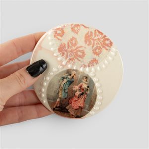 Small plate for tea bag 16
