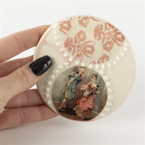Small plate for tea bag 16