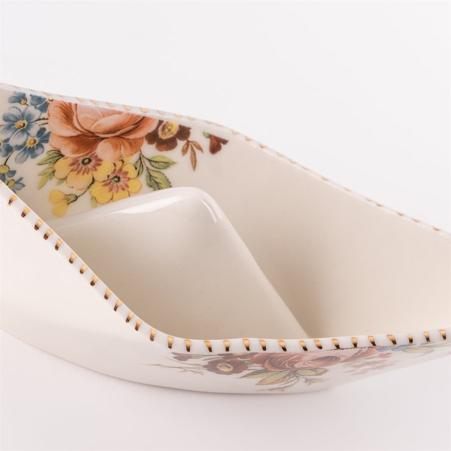 Bateau à suspendre, style origami en céramique, collection Rococo Bling Bling, modèle 2 Bateau à suspendre, style origami en céramique, collection Rococo Bling Bling, modèle 2