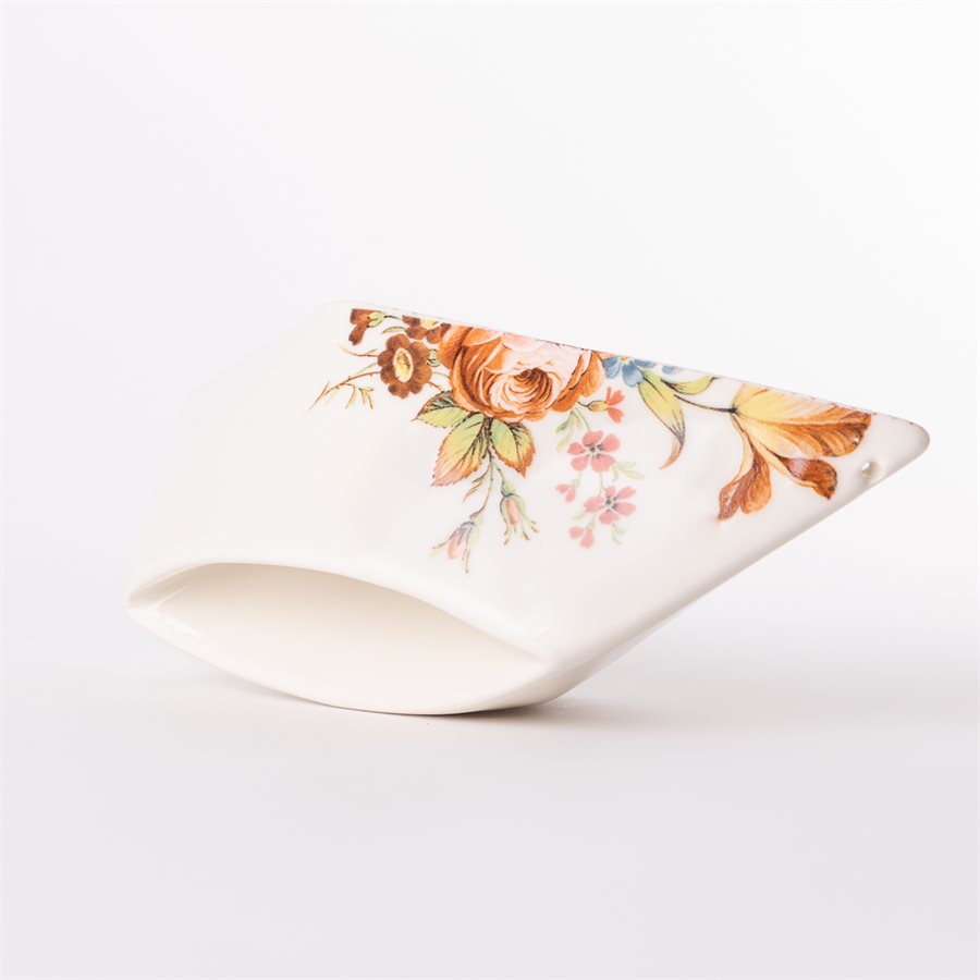 Bateau à suspendre, style origami en céramique, collection Rococo Bling Bling, modèle 2 Bateau à suspendre, style origami en céramique, collection Rococo Bling Bling, modèle 2